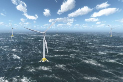 Support flottant pour éolienne en mer